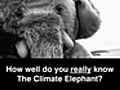How well do you know the Climate Elephant  | BahVideo.com