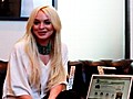 Lindsay Lohan Promotes Beezid Com | BahVideo.com
