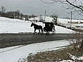 Amish Buggy Skiing | BahVideo.com