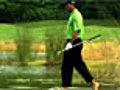 Tiger really can walk on water | BahVideo.com