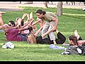 Heidi Klum Gets Her Yoga On | BahVideo.com