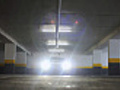 Car entering parking garage four shots | BahVideo.com