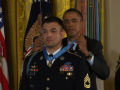 Obama awards Medal of Honor to Afghan vet | BahVideo.com
