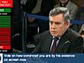 Gordon Brown at Iraq Inquiry - morning session | BahVideo.com