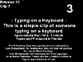 Typing on a keyboard 2007  | BahVideo.com