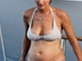 Uma Thurman Flaunts Her Bikini Body | BahVideo.com