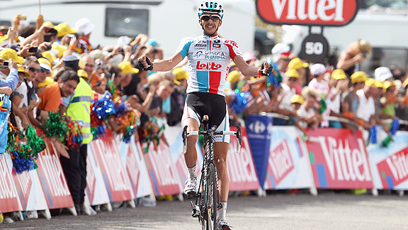 Tour de France Jelle Vanandert gan la etapa 14 | BahVideo.com