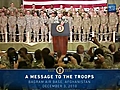 President Obama Speaks to Troops in Afghanistan | BahVideo.com