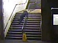 Drunken tumble caught on CCTV | BahVideo.com