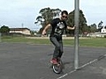 How to Ride a Unicycle Unicycle Spin Trick | BahVideo.com