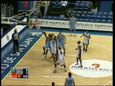 Quarter Final - PAN vs URU FIBA Americas Championship 2009  | BahVideo.com