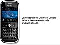 free unlock for blackberry 8310 | BahVideo.com