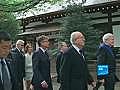 Jean-Marie Le Pen amp Bruno Gollnisch a Yasukuni Jinja 1 reportage - France 24  | BahVideo.com