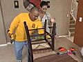 Re-tapizamos unas sillas de comedor | BahVideo.com