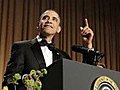 Obama Blasts Trump At Correspondents Dinner | BahVideo.com