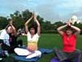 Yoga delights for Taj Mahal tourists | BahVideo.com