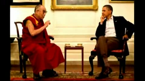 Obama meets with Dalai Lama | BahVideo.com