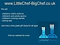 Childrens aprons and online cooking guide for children and | BahVideo.com