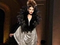 Feathers tutus in Gaultier show | BahVideo.com