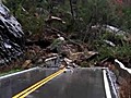 Toprak kaymas yolu kapatt  | BahVideo.com
