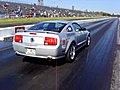 Ford Mustang launching on M amp H Drag Radials | BahVideo.com