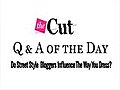 The Cut Q amp A of the Day Impact of Street  | BahVideo.com