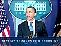 President Obama’s News Conference on Deficit Reduction | BahVideo.com